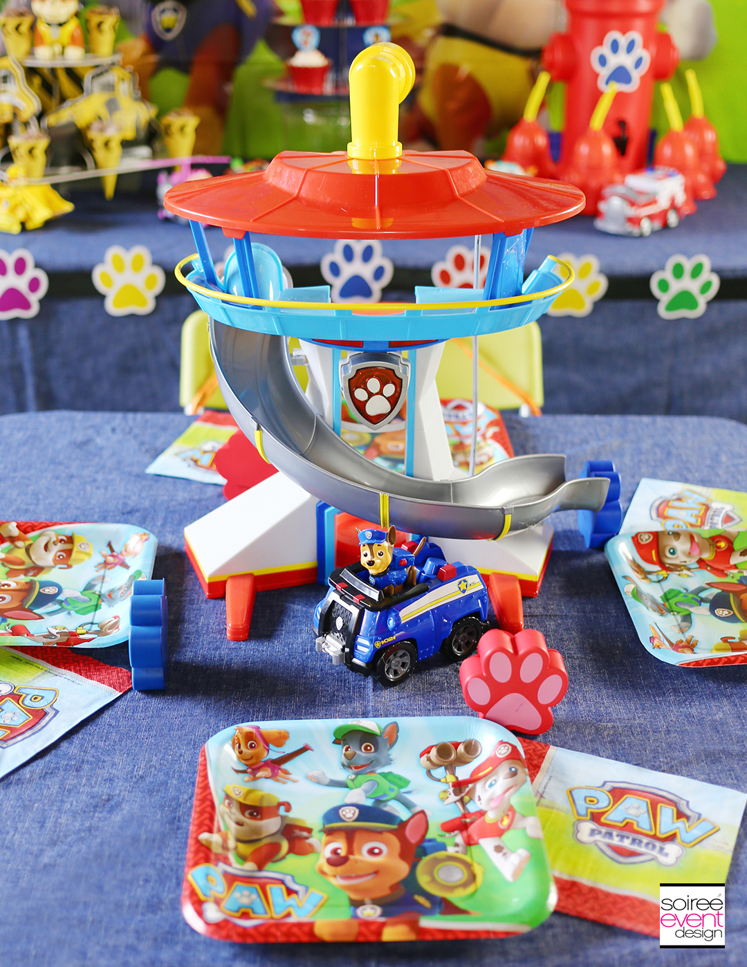 Kit Decorazione Tavolo Per Festa Paw Patrol – 23 Pezzi, Centrotavola 35,5 Cm, Coriandoli E Decorazioni Di Carta Per Compleanni A Tema