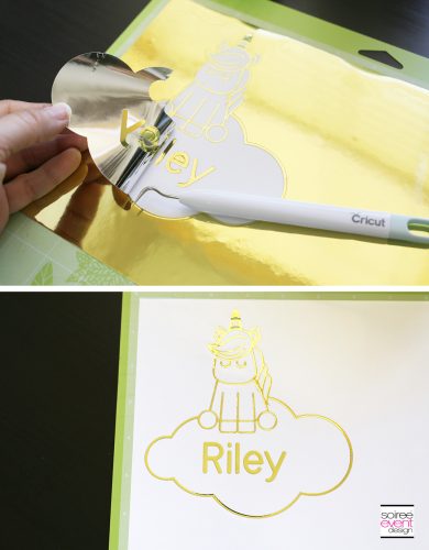 Make Personalized Party Plates with Cricut - Step 8