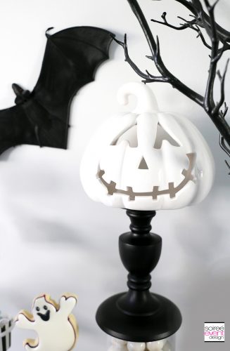 Black and White Halloween Party Decorations