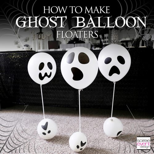 DIY Ghost Balloon Floaters Halloween Decorations