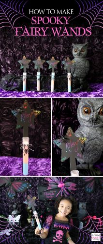 DIY Spooky Fairy Wands