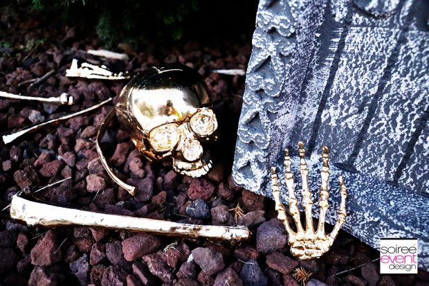Gold Skeleton Bones