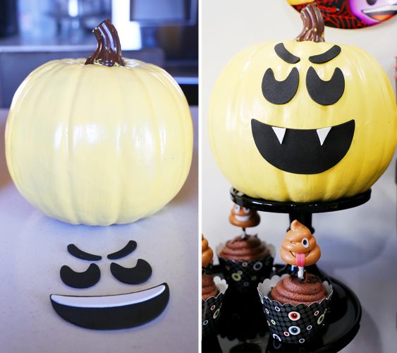 Halloween Emoji Pumpkins - Step 3B