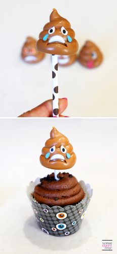 Poop Emoji Cupcakes - Step 6