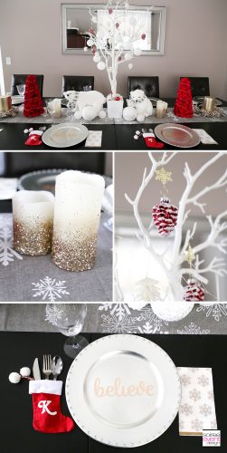 Personalized Christmas Tablescape Design