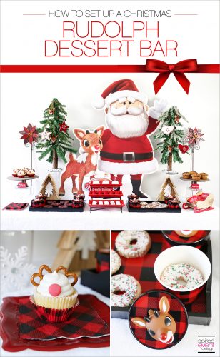 Rudolph Party Ideas - Rudolph Dessert Table