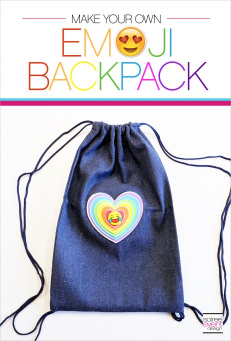 DIY Emoji Denim Backpack 1