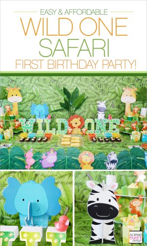 Wild ONE Safari First Birthday Party Ideas