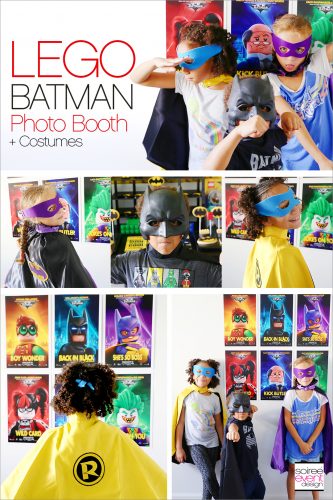 Lego Batman Party Ideas - Batman Photo Booth - Soiree Event Design
