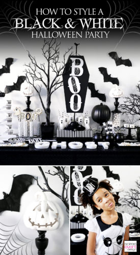 Black and White Halloween Party Ideas