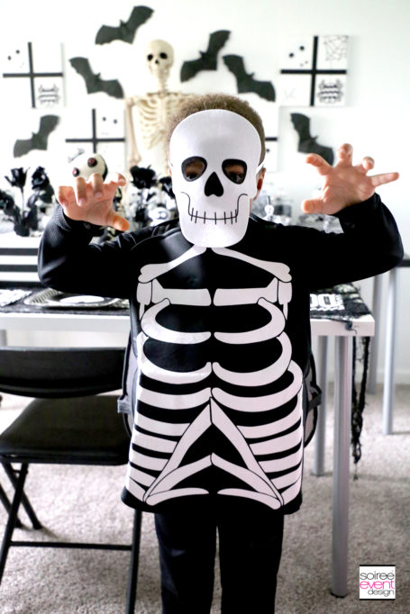 Skeleton Halloween Party For Kids + Free Printables - Soiree Event Design