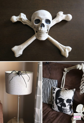 Vintage Halloween Decorating Ideas - Crossbones