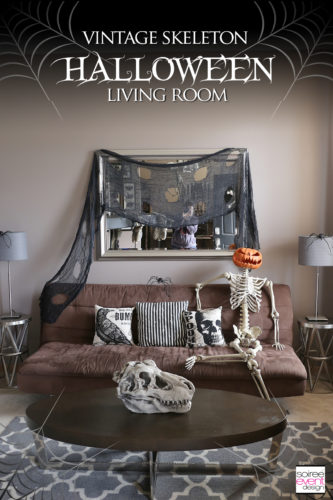 Vintage Halloween Decorating Ideas - Living Room