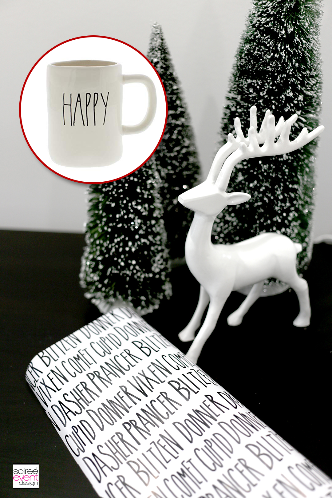 Santa Reindeer Mini Stockings with Cricut - inspiration