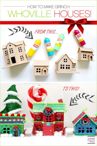 Grinch Party Ideas - Whoville Houses